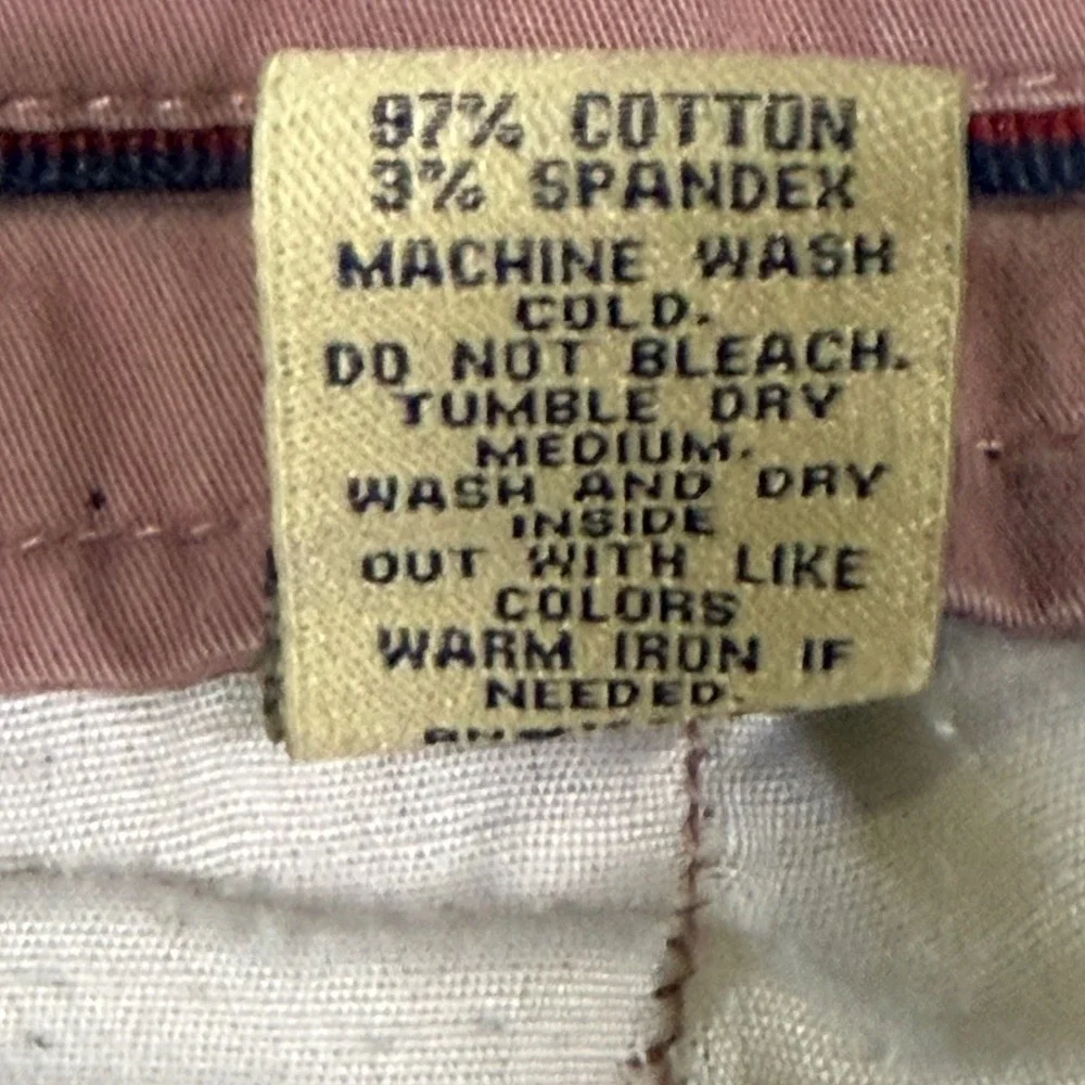 Hudson & Barrow Anchor Chino Shorts Mens 36 Pink Nautical Preppy Coastal Summer
